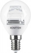 Лампа Комтех - шар LED 5вт 220в Е14 4000К (СДЛ-Ш45-5-220-840-280-Е14) -   светодиодная шар 15044840