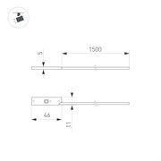 Коннектор питания MAG-MICROCOSM-CON-POWER (BK) (Arlight, IP20 Пластик) 043052