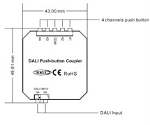 INTELLIGENT ARLIGHT Конвертер DALI-309-4-D2-IN (DALI-BUS, Free purpose) (IARL, Пластик) 032882