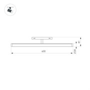 Светильник MAG-ORIENT-TUBE-TURN-L600-20W Warm3000 (WH, 180 deg, 48V) (Arlight, IP20 Металл, 5 лет) 036475