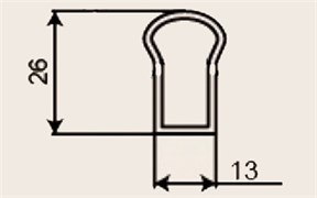 Гибкий неон ARL-NF5050-S20-220V Amber (Arlight, Закрытый) 018589
