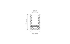 Профиль с экраном ALU-SWISS-2000 ANOD+CLEAR (Arlight, Алюминий) 015389