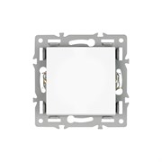 Механизм выключателя одноклавишный непроходной SWT-MK01-PL-WH (250V, 16A) (Arlight, -) 043710