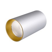 Светильник накладной SP-POLO-R85-1-15W Warm White 40deg (Silver, Gold Ring) (Arlight, Металл) 022971