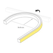 Грейзер THOR-TOP-B70-10x10mm 24V White6500 (15 W/m, IP67, 5m, wire x2) (Arlight, Вывод вниз, 3 года) 045322