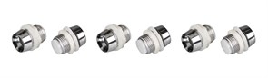 8PC Держатель 8мм (хром.пластик, с гайкой) (Arlight, 8мм (круглый)) 004797