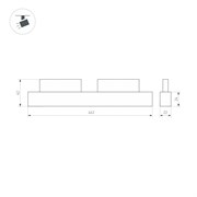 Светильник MAG-FLEX-LASER-L465-16W Day4000 (BK, 24 deg, 48V) (Arlight, IP20 Металл, 5 лет) 047209