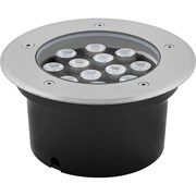 Светильник тротуарный,12LED теплый белый, 12W, 180*H85mm, внутренний диаметр: 130mm, IP 67, SP4114, артикул 32021 32021-1