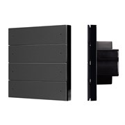 INTELLIGENT ARLIGHT Кнопочная панель SMART-DMX512-801-22-8G-8SC-DIM-IN Black (230V, 2.4G) (IARL, IP20 Пластик, 5 лет) 039316