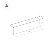 Светильник MAG-DARK-45-L200-6W Day4000 (BK, 20 deg, 24V) (Arlight, IP20 Металл, 3 года) 034028
