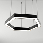 Светильник SP-LINE-5050-HEXAGON-6-2000-HANG-275W-Day4000 (RAL9005, 230V) (Arlight, Металл) 033233