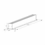 Трек встраиваемый MAG-TRACK-4560-F-1040 (BK) (Arlight, IP20 Металл, 3 года) 026898(1)