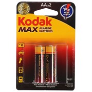 Батарейки Kodak Max LR6 АА BL2 (блистер 2 шт) 12651Б