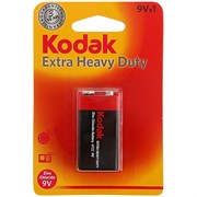 Батарейки Kodak Extra Heavy Duty 6F22 Крона BL1 (блистер 1шт) 12237Б