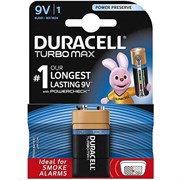 Батарейки Duracell Turbo Max 6LR61 крона BL1 (блистер 1шт) 13373Б
