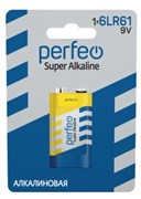 Батарейка Perfeo 6LR61/1BL Super Alkaline (блистер 1шт) PF 6LR61/1BL