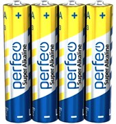 Батарейка Perfeo LR03/4SH Super Alkaline  (блистер 4шт) PF LR03/4SH
