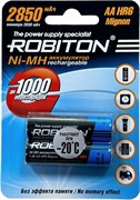 Аккумулятор Ni-MH ROBITON 2850MHAA упак200 BL2 10203Б