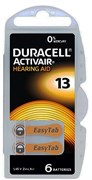 Батарейки для слуховых аппаратов DURACELL HEARING AID 13 PR48 1.45V (упак 6 шт) 5005479