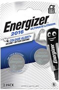 Батарейки литиевые ENERGIZER Lithium CR2016 BL2 ЯПОНИЯ - (блистер 2шт) 7638900423020