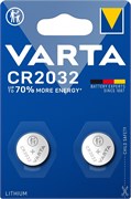 Батарейки литиевые VARTA ELECTRONICS CR2032 BL2 (блистер 2шт) 4008496746460