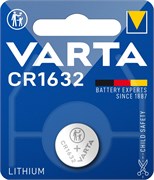 Батарейки литиевые VARTA ELECTRONICS CR1632 BL1 (блистер 1шт) 4008496576234