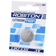 Батарейки литиевые ROBITON PROFI R-CR2330-BL1 CR2330 BL1 14630Б