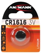 Батарейки литиевые ANSMANN 5020132 CR1616 BL1 13324Б