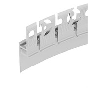 Профиль PLINTUS-FANTOM-BENT-H20-SIDE-2000 WHITE (Arlight, Алюминий) 043674(1)