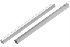 CSVT FLORA-100-A 18 790х100x90 CRI80 4000 opal-sand IP40 серый с БАП на 1 час LUXDATOR CON ЦБ-00008416