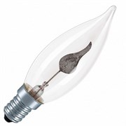 Лампа DECOR. FLICKER CA32 3W CL E14  (230V) FOTON_LIGHTING  (S100) -    мерцающий огонь d=32 l=104 605955