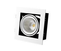 Светильник FL-LED Grille-111-1  30W  4000K 195*195*170мм 30Вт 2400Лм (  карданный светодиодный белый) 606693
