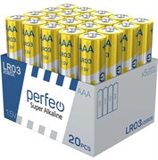 Батарейка Perfeo LR03/20BOX Super Alkaline (блистер 20шт) PF LR03/20BOX