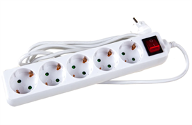 Удлинитель Navigator 71 558 NPE-S-05-500-ESC-3x0.75 с/з с выкл. 5 гн. 5м 71558