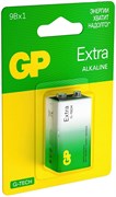 Алкалиновая батарейка GP Extra Alkaline 9V Крона - 1 шт. на блистере GP 1604AXNEW-5CR1_10/200 13145