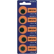 Батарейки литиевые SONY CR1216 BL5 10764Б