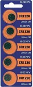 Батарейки литиевые SONY CR1220 BL5 10765Б