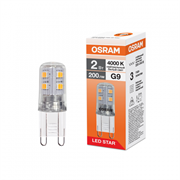 Лампа светодиодная капсула LSPIN 2W/840 220-240V CL G9 OSRAM 4099854323478