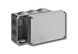 Распаячная коробка ОП 240х190х90мм , крышка, IP54 67065-1