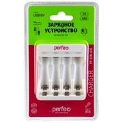 Perfeo зарядное устройство PF-UN-410 Ni-MH/CD, 5V, 4 слота, AA/AAA PF-UN-410