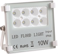Светильник STR-FIRE REF 10W 4200K IP65 60*60гр 230V SMD  1100Лм PF?0.9 белый -  уличный светодиодный   FL-2000000294186