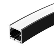 Профиль SL-ARC-3535-D1500-A90 BLACK (1180мм, дуга 1 из 4) (Arlight, Алюминий) 025514-1