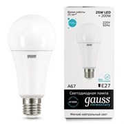 Лампа Gauss Elementary A67 25W 2100lm 4100K E27 LED 1/10/50 73225