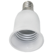 Ecola base Переходник с цоколя E14 на E27 Белый A4T14WEAY