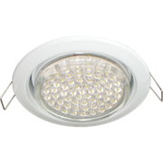 Светильник Ecola GX53 H4 Downlight without reflector_white ( ) 38x106 (к+) FW53H4ECB