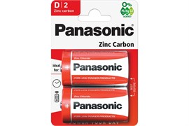 Panasonic Zinc Carbon R20RZ/2BP R20 BL2(в упаковке 24шт) 07646