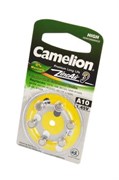 Батарейки для слуховых аппаратов Camelion Zinc-Air A10-BP6(0% Hg) BL6 14726Б