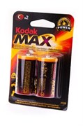 Батарейки Kodak Max LR14 средние BL2 12044Б