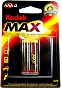 Батарейки Kodak Max LR03 ААА BL2 (блистер 2шт) 12676Б