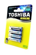 Батарейки  МИЗИНЧИКОВЫЕ  TOSHIBA Alkaline LR03GCNN BP-4 SS LR03 BL4 12563Б